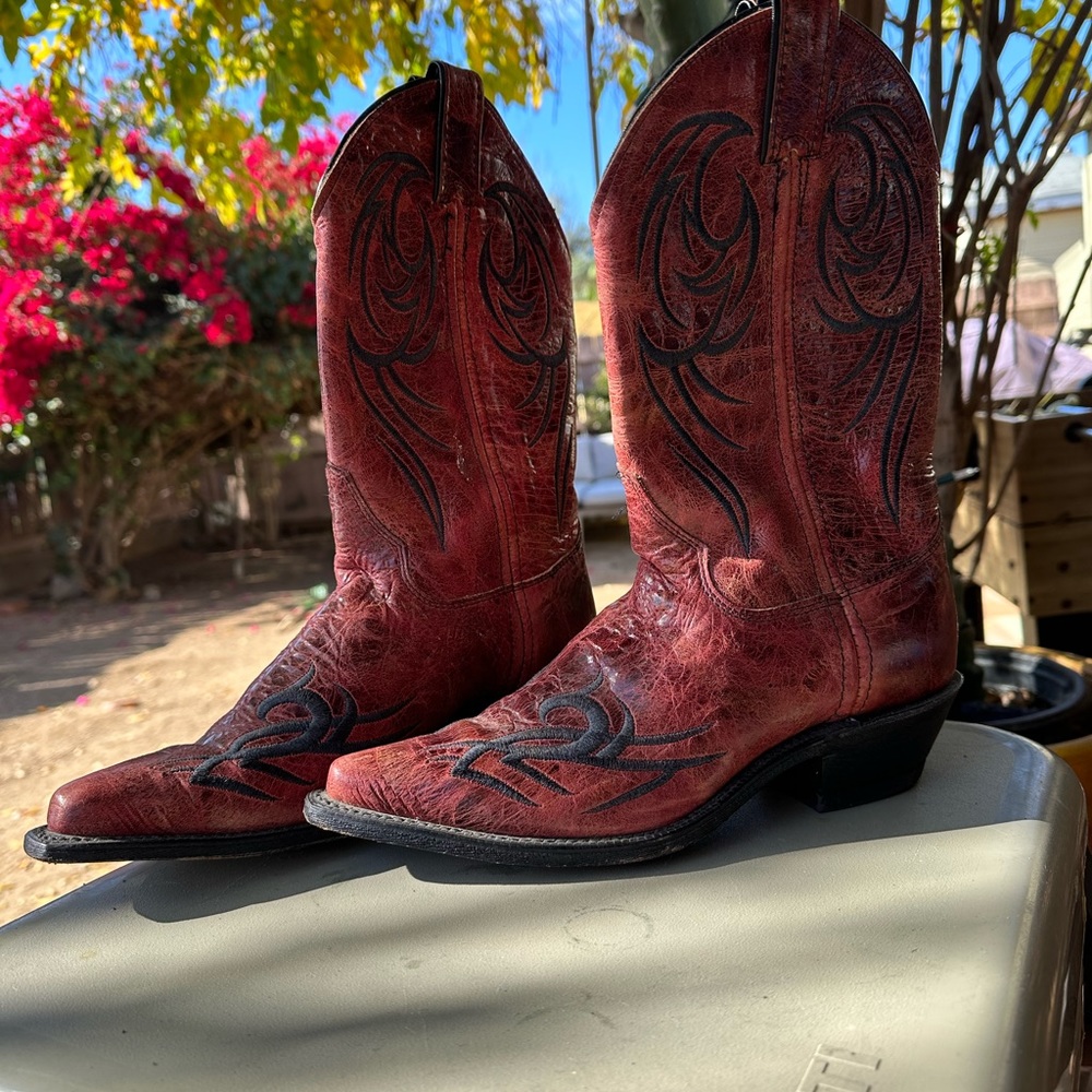 Justin Cowgirl Western Boots